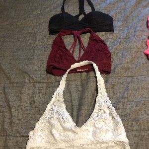 Bralette lot of three